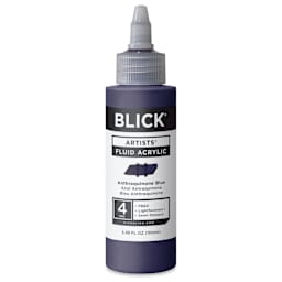 Blick Artists’ Fluid Acrylic - Anthraquinone Blue, 100 ml