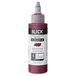 Blick Artists’ Fluid Acrylic - Quinacridone Violet, 100 ml