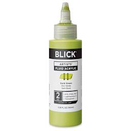 Blick Artists’ Fluid Acrylic - Gold Green, 100 ml