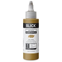 Blick Artists’ Fluid Acrylic - Raw Umber, 100 ml