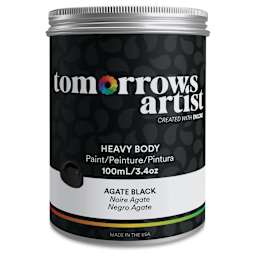 Tomorrow's Artist Eco-Friendly Heavy Body Acrylic Paint - Agate Black, 100 ml