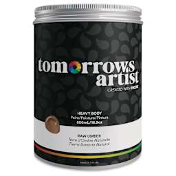 Tomorrow's Artist Eco-Friendly Heavy Body Acrylic Paint - Raw Umber, 500 ml