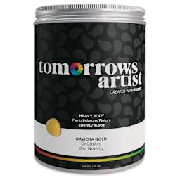Tomorrow's Artist Eco-Friendly Heavy Body Acrylic Paint - Gaviota Gold, 500 ml