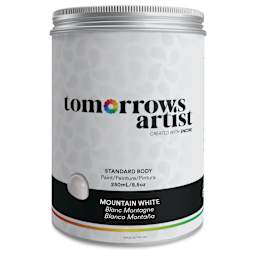 Tomorrow's Artist Eco-Friendly Standard Body Acrylic Paint - Mountain White, 250 ml