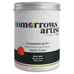 Tomorrow's Artist Eco-Friendly Standard Body Acrylic Paint - Ruby Red, 100 ml