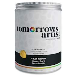 Tomorrow's Artist Eco-Friendly Standard Body Acrylic Paint - Cress Yellow, 500 ml