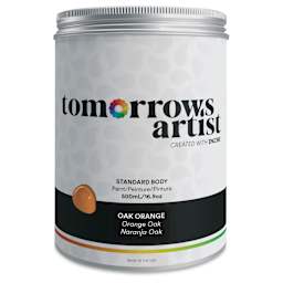 Tomorrow's Artist Eco-Friendly Standard Body Acrylic Paint - Oak Orange, 500 ml