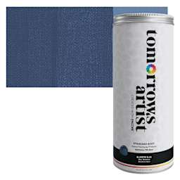 Tomorrow's Artist Eco-Friendly Standard Body Acrylic Paint - Bluebird Blue, 1L jar and swatch