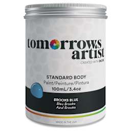 Tomorrow's Artist Eco-Friendly Standard Body Acrylic Paint - Brooks Blue, 100 ml
