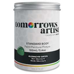 Tomorrow's Artist Eco-Friendly Standard Body Acrylic Paint - Glennerye Green, 100 ml