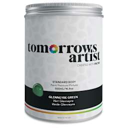Tomorrow's Artist Eco-Friendly Standard Body Acrylic Paint - Glennerye Green, 500 ml