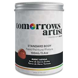 Tomorrow's Artist Eco-Friendly Standard Body Acrylic Paint - Burnt Sienna, 100 ml