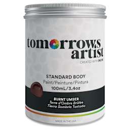 Tomorrow's Artist Eco-Friendly Standard Body Acrylic Paint - Burnt Umber, 100 ml