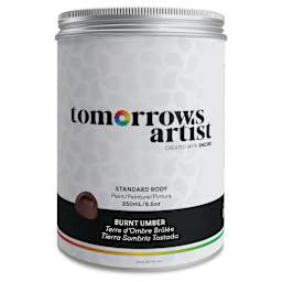 Tomorrow's Artist Eco-Friendly Standard Body Acrylic Paint - Burnt Umber, 250 ml