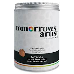 Tomorrow's Artist Eco-Friendly Standard Body Acrylic Paint - Raw Sienna, 500 ml