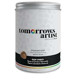 Tomorrow's Artist Eco-Friendly Standard Body Acrylic Paint - Raw Umber, 250 ml