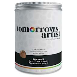 Tomorrow's Artist Eco-Friendly Standard Body Acrylic Paint - Raw Umber, 500 ml