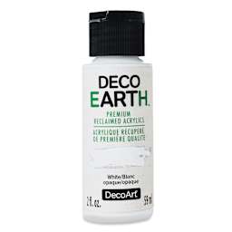 DecoArt DecoEarth Premium Reclaimed Acrylic Paint - White, 2 oz