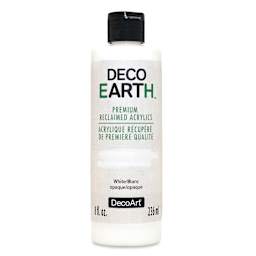DecoArt DecoEarth Premium Reclaimed Acrylic Paint - White, 8 oz