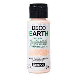DecoArt DecoEarth Premium Reclaimed Acrylic Paint - Apricot Blush, 2 oz