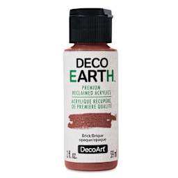 DecoArt DecoEarth Premium Reclaimed Acrylic Paint - Brick, 2 oz