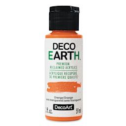 DecoArt DecoEarth Premium Reclaimed Acrylic Paint - Orange, 2 oz