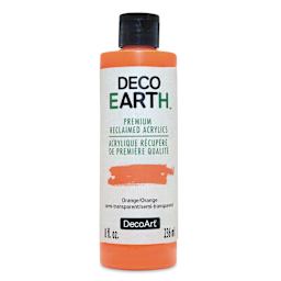 DecoArt DecoEarth Premium Reclaimed Acrylic Paint - Orange, 8 oz