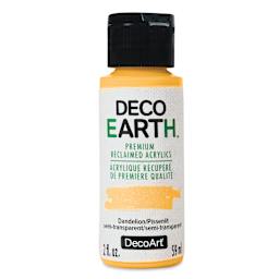DecoArt DecoEarth Premium Reclaimed Acrylic Paint - Dandelion, 2 oz