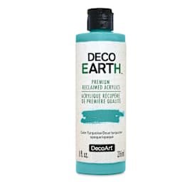 DecoArt DecoEarth Premium Reclaimed Acrylic Paint - Calm Turquoise, 8 oz
