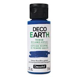 DecoArt DecoEarth Premium Reclaimed Acrylic Paint - Galaxy Blue, 2 oz