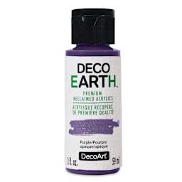 DecoArt DecoEarth Premium Reclaimed Acrylic Paint - Purple, 2 oz