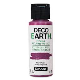 DecoArt DecoEarth Premium Reclaimed Acrylic Paint - Plum, 2 oz