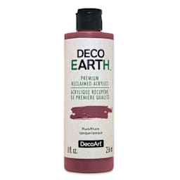 DecoArt DecoEarth Premium Reclaimed Acrylic Paint - Plum, 8 oz