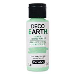 DecoArt DecoEarth Premium Reclaimed Acrylic Paint - Jade Green, 2 oz