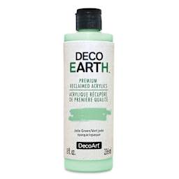 DecoArt DecoEarth Premium Reclaimed Acrylic Paint - Jade Green, 8 oz