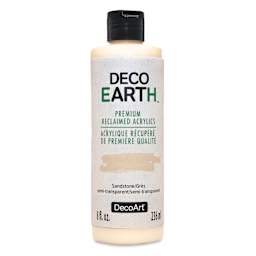 DecoArt DecoEarth Premium Reclaimed Acrylic Paint - Sandstone, 8 oz