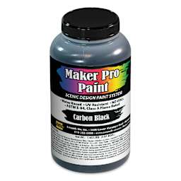 Smooth-On Maker Pro Acrylic-Urethane Paint - Carbon Black, 16 oz