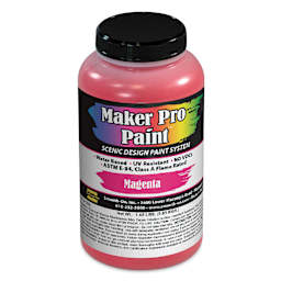 Smooth-On Maker Pro Acrylic-Urethane Paint - Magenta, 16 oz