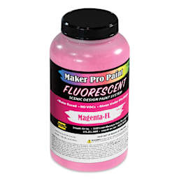 Smooth-On Maker Pro Acrylic-Urethane Paint - Fluorescent Magenta, 16 oz