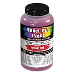 Smooth-On Maker Pro Acrylic-Urethane Paint - Pyrrole Red, 16 oz