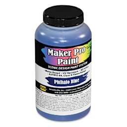 Smooth-On Maker Pro Acrylic-Urethane Paint - Phthalo Blue, 16 oz