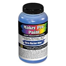 Smooth-On Maker Pro Acrylic-Urethane Paint - Ultramarine Blue, 16 oz