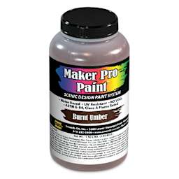 Smooth-On Maker Pro Acrylic-Urethane Paint - Burnt Umber, 16 oz