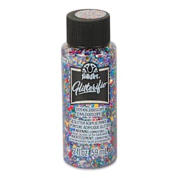 FolkArt Glitterific Acrylic Paint - Kaleidoscope, 2 oz - front 