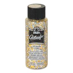 FolkArt Glitterific Acrylic Paint - Unicorn, 2 oz - front
