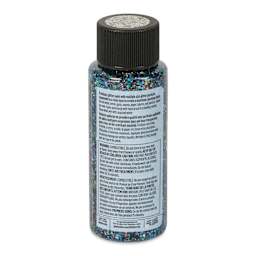FolkArt Glitterific Acrylic Paint - Black Opal, 2 oz - back