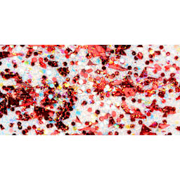 FolkArt Glitterific Acrylic Paint - Red - Swatch