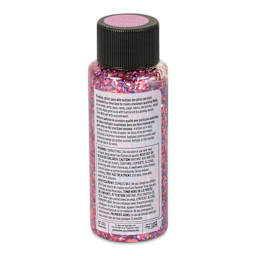 FolkArt Glitterific Acrylic Paint - Hot Pink, 2 oz - back