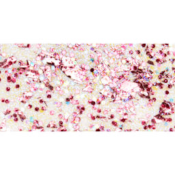 FolkArt Glitterific Acrylic Paint - Hot Pink - Swatch