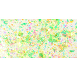 FolkArt Glitterific Acrylic Paint - Neon Yellow - Swatch